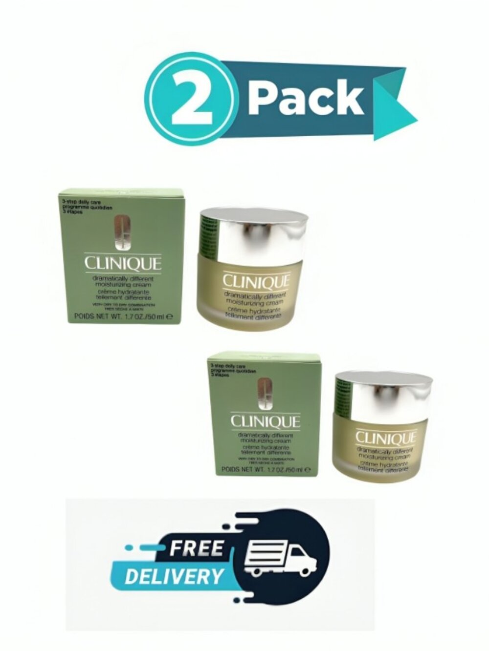 Clinique Dramatically Different Moisturizing Cream 1.7 oz / 50 ml Hydrating